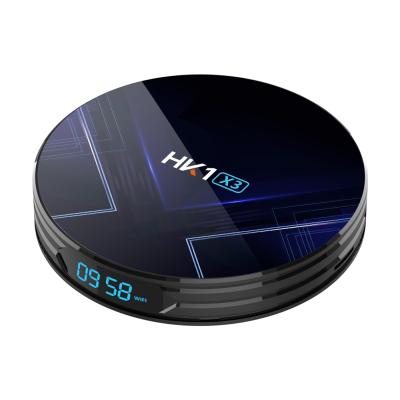 China HDTV Latest Android 9.0 TV Box HK1 X3 128GB Amlogic S905X3 Support 8K Quad-core IPTV Box High Speed 8K HD 8K Set Top Box for sale