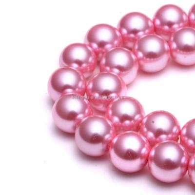 China DIY decoration; Strap; Necklace ; Nice pink color glass bead loose beads from earring etc. for jewelry making for sale