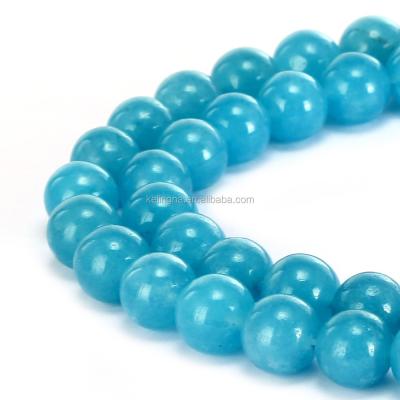 China DIY decoration; Strap; Necklace ; Hot Selling Earring etc. Round Sponge Blue Gemstone Loose Beads for sale