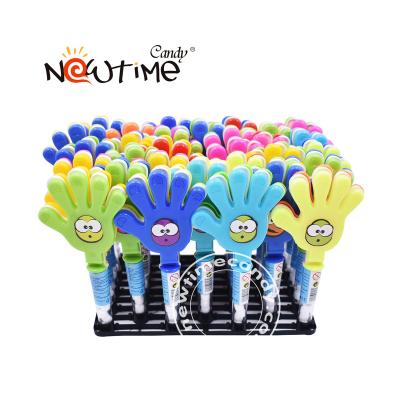 China Natural Fruity Flavor NTT20118 Hand Clapper Toy Dextrose Candy for sale