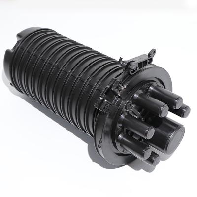 Chine Type vertical 24 de dôme 48 96 144 fermeture optique d'épissure de fibre de corps de boîte de câble de fibre de 288 noyaux à vendre