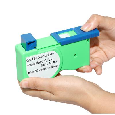 China Casete de limpieza de limpieza de la fibra óptica de la caja FTTH del conector de la fibra óptica en venta