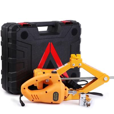 China Car Jack High Lift Factory Directly Provide Portable OEM 2T Screw and DC12V Impact Electric Scissor Jack Car Wrench for Quick Repair for sale