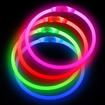 China Viable Pet Supplies USB Rechargeable Led Dog Collar Pet Supplies Chip Instant Night Pet Led Collar for sale