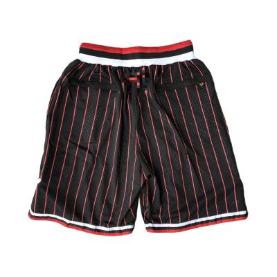 China Hot Sale Chicago M&N Antibacterial Team Shorts Embroidered Just Pockets Don Red /Black/White/Green Basketball for sale