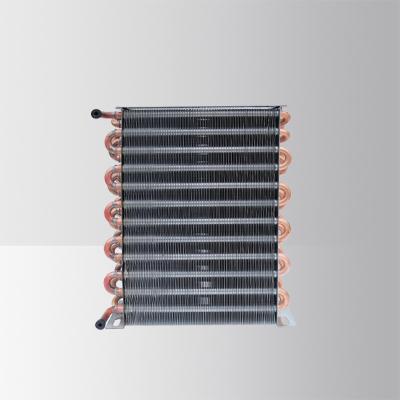 China Construction works Fin Tube Radiator Copper Condenser For Air Conditioner for sale