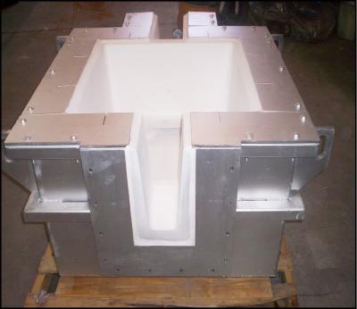 China Customizable Aluminum Smelting Casting Maximum Temperature Depends On Material Plate Diemension 15''*15''*1 for sale