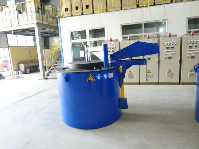 Cina 800KG che tiene l'alluminio elettrico di alluminio del riscaldamento del forno di fusione di GPL per la pressofusione in vendita