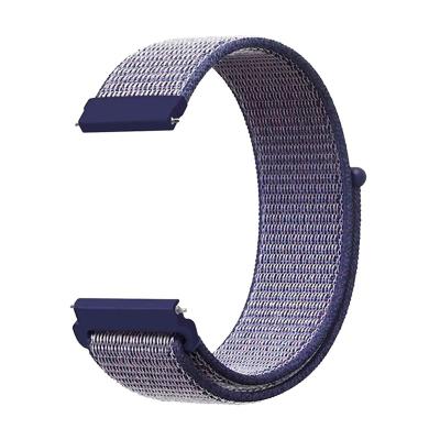 China Breathable Adjustable 22mm Nylon Woven Watch Strap For Samsung Speed S3 Frontier/Classic Sport Loop Replacement Watch Bands for sale