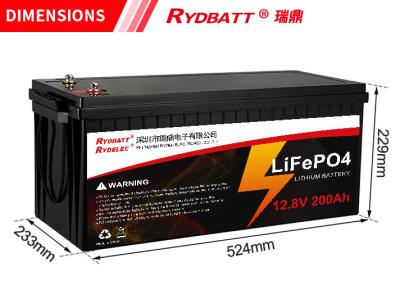 Cina La batteria profonda ricaricabile Bluetooth del ciclo di 12V 200Ah LiFePO4 impermeabilizza per il campo di rv in vendita