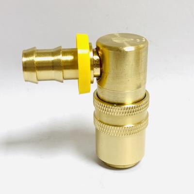 China Water cooling line factory price hasco elbow water quick coupler brass tube connector for mold cooling system for sale