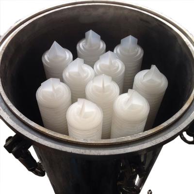 China Filtro sanitário do cartucho com alojamento para o tratamento da água 316L de aço inoxidável à venda