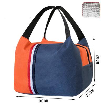 China Wholesale Custom Portable Waterproof Oxford Aluminum Foil Insulated Thermal Lunch Cooler Lunch Box Bag For Shoulder for sale