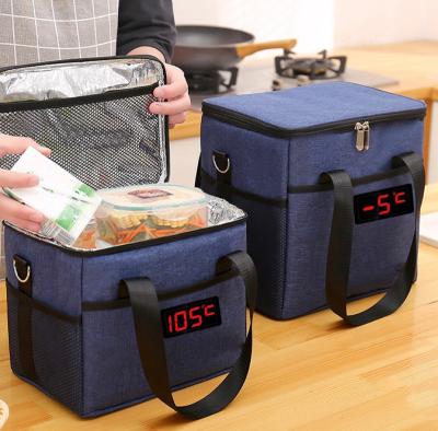 China New Fashion Waterproof Design Insulated Lunch Bag Custom Cooler Bags Customized Oxford Insulated Food Delivery Bag for sale