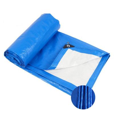 China Double Faced 13 Oz White Pe Hdpe Tarpaulin Material And Tarpaulin Bag Custom for sale