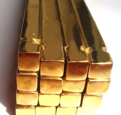 China Lead Free Square Brass Rod , Yellow Brass Square Bar With Hpb60-3, Hpb59-1 , CW617N , C3771 for sale