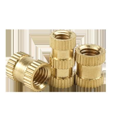 China Other Injection Mold Double Way Copper Nut Directly Knurled Insert Insert Nut Blind Hole Copper Nut M2 M2.5M3 for sale