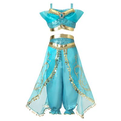 China Breathable Jasmine princess dress wholesale trade children's skirt cosplay Halloween performance costume for sale