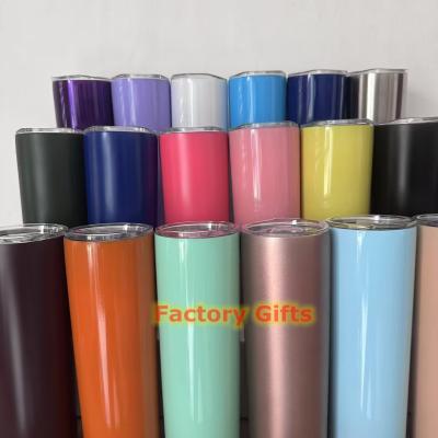 China 20oz Vacuum Insulated Stainless Steel Double Wall Tumbler For Water Leakproof for sale