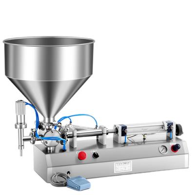 China Semi-automatic Horizontal Single Head Paste Filling Machine Luxury Factory Price for sale