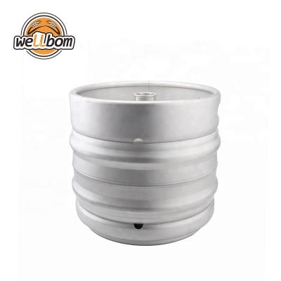 China Beer 15L 20L 30L 50L Stackable Stainless Steel Home Brew Sankey Euro Beer Keg Empty Keg for sale