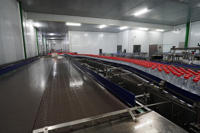 China Dynamic Buffer Platform Conveyor Line For 24000BPH Bottled Water Production Line for sale