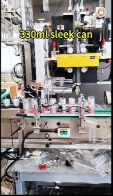 China The Fully Automatic Can Sleeve Labeling Machine Was Tested In Workshop And Exported To Indonesia for sale