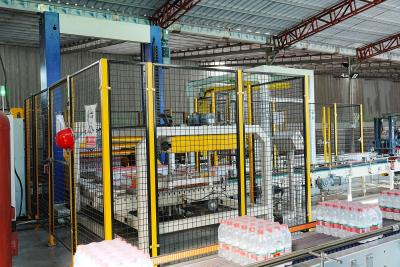 China Single Lane Gantry Palletizer Gantry Palletizing System For 24000BPH Bottled Water Production Line for sale