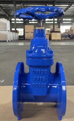 China Resilient Wedge Disc F4 Cast Iron Gate Valve With Flange End Connection à venda