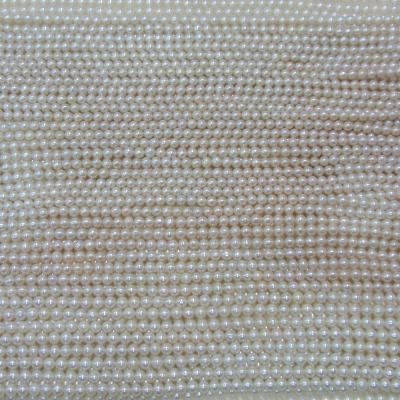 China Wholesale 4-4.5mm Freshwater Pearl Strands Natural Round Shape 100% Real Freshwater Pearl Bracelet For Birthday 1 for sale