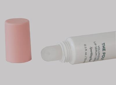 China D19mm 10-25ml Squeeze Custom Cosmetic Tubes Plastic TPE Lip Gloss Tube for sale