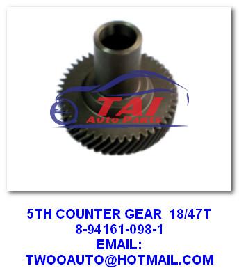 China Transmission Gear Auto Transmission Parts 5th Counter Gear 8-94161-098-1 / 8-94161-920-1 For 4ja1 for sale