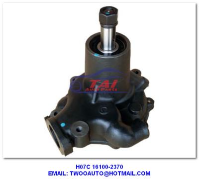 中国 H07C 16100-2370 WATER PUMP, TRUCK COOLING WATER PUMP TYPE 16100-2370 FOR HINO H07C 販売のため