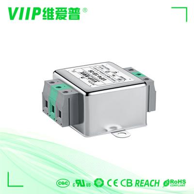 China Monofásico eléctrica EMI Filters 150KHZ-30MHZ de la CA de la energía de paso bajo en venta