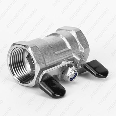 China 1 Pieces 304 Ball Valve Stainless Steel 3in 4in 6in Water Supply Butterfly Ball Valve for sale