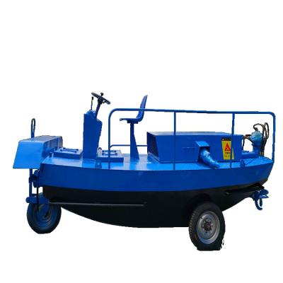 China Construction works Ready To Ship 2022 New Easy To Use Highly Effective Remove Weed Aquatic Water Hyacinth Plants Cutting Smashing Boat for sale