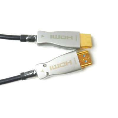 China Super Plug and Play ARC 4K 60Hz 18Gbps Speed Gold Plating Active HDMI Fiber Optic Cable Support AOC HDMI 2.0 Cable Cord for sale