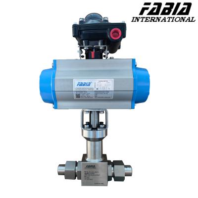 China Hoog PHpressure Tweeweg Butt Welding Hoogtemperatuur Ball Valve Te koop