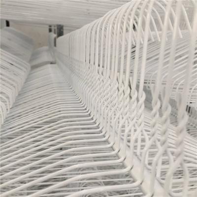 China Disposable Commercial Coated Wire Hangers For Dry Cleaner Heavier Clothing for sale