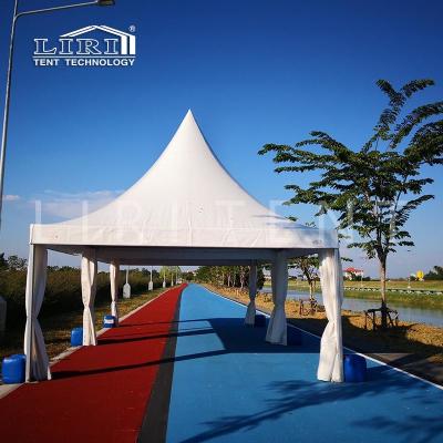 China 3x3m Pagoda Tents With Plain PVC sidewalls for sale