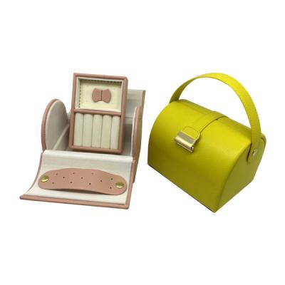 China pink jewellery box small mini jewellery box suppliers for sale