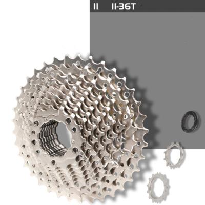 China 11-28T/36T Steel Flywheel Cassette Mountain Hign-tension Bicycle 11 Speed Steel Bike Freewheel for sale