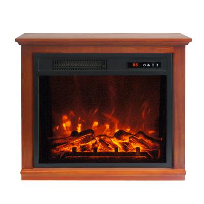 China tabletop electric black white fireplace heater EF-25C (with mantel) for sale