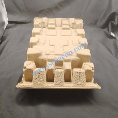 China Los envases de revestimiento interior de pulpa moldeada y prensada en seco para freidoras de aire son reciclables y biodegradables y cumplen con las regulaciones de prohibición de plásticos. en venta