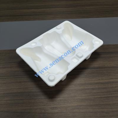 China The pulp molding packaging base for electronic products made from white sugarcane pulp meets the requirements of the plastic ban. It can replace plastic foam,is environmentally friendly, and is biodeg for sale