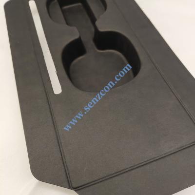 China Direct factory supply of black anti-static pulp molding packaging for electronic products. It is shockproof and drop-resistant, complies with the plastic ban,and is environmentally friendly and biodeg for sale