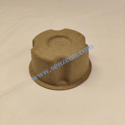 China Direct supply from the factory: Dark green pulp molding bases for small cakes. They are food-grade, environmentally friendly and biodegradable. They can be dry-pressed or wet-pressed. for sale