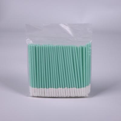 China Fiberless construction Industrial Tip High Density Cleanroom Lint Free Printer Solvent Cleaning PU Foam Swab Sponge Swab for sale