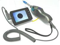 China Brillo rápido de Adjustabl del foco de la fibra óptica de la inspección de la manera portátil del microscopio uno en venta