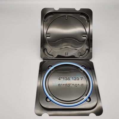 Cina OEM Single Silicon Black Wafer Box Shipper Wafer Processo di produzione in vendita